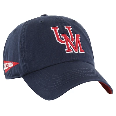 Men's '47 Navy Ole Miss Rebels Vintage Sure Shot Franchise Fitted Hat