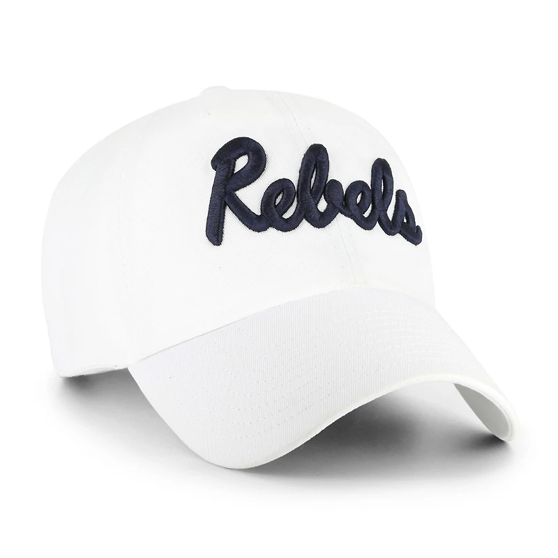 Men's '47 White Ole Miss Rebels Clean Up Adjustable Hat