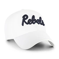 Men's '47 White Ole Miss Rebels Clean Up Adjustable Hat