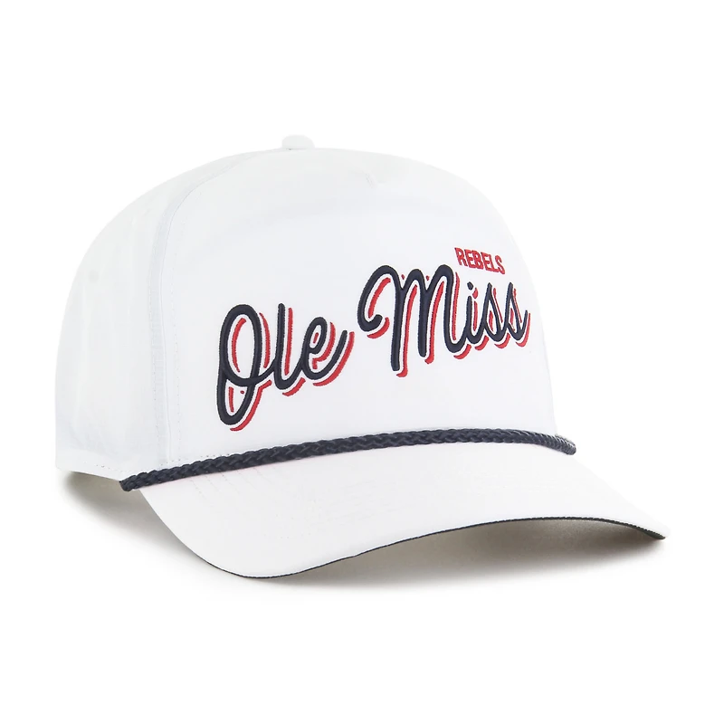 Men's '47  White Ole Miss Rebels Fairway Hitch Adjustable Hat