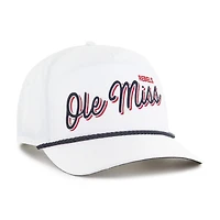 Men's '47  White Ole Miss Rebels Fairway Hitch Adjustable Hat