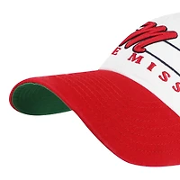 Men's '47 White Ole Miss Rebels Gridiron Clean Up Adjustable Hat