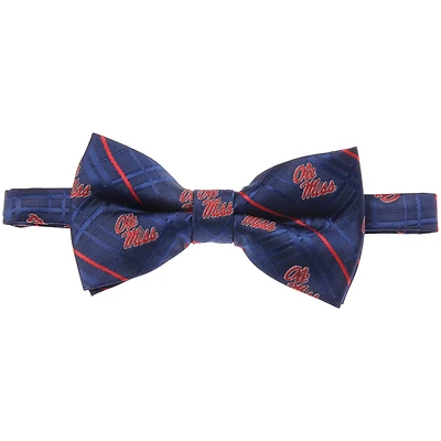 Nœud papillon Oxford bleu Ole Miss Rebels pour homme