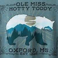 T-shirt bleu Ole Miss Rebels State Scenery Comfort Colours pour homme