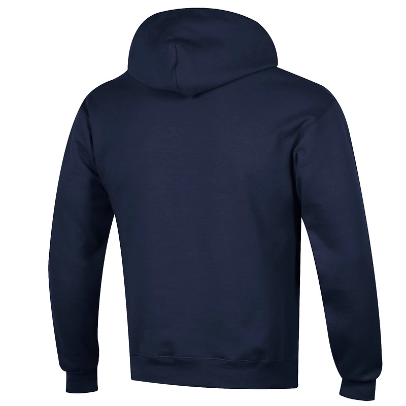 Sweat à capuche Champion Navy Ole Miss Rebels Baseball Icon pour homme