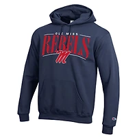 Sweat à capuche Champion bleu marine pour homme