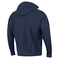 Sweat à capuche Champion Navy Ole Miss Rebels Vault Late Night Reverse Weave pour homme
