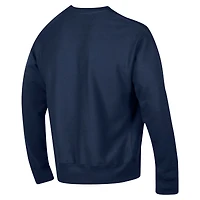 Sweat-shirt à enfiler Champion Navy Ole Miss Rebels Vault Late Night Reverse Weave pour homme
