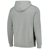 Men's Colosseum Heather Gray Ole Miss Rebels Arch & Logo 3.0 Pullover Hoodie