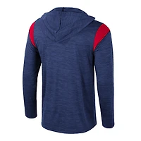 Coupe-vent à demi-zip Colosseum Navy Ole Miss Rebels Dozer pour homme