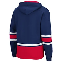 Sweat à capuche Colosseum Navy Ole Miss Rebels Lace Up 3.0 pour homme