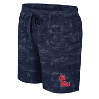 Short de bain Colosseum bleu marine Ole Miss Rebels Ozark pour hommes