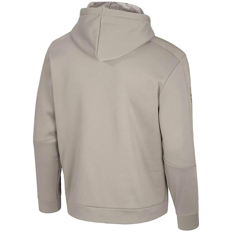 Sweat à capuche pour homme Colosseum Oatmeal Ole Miss Rebels Big & Tall Operation Hat Trick Battalion