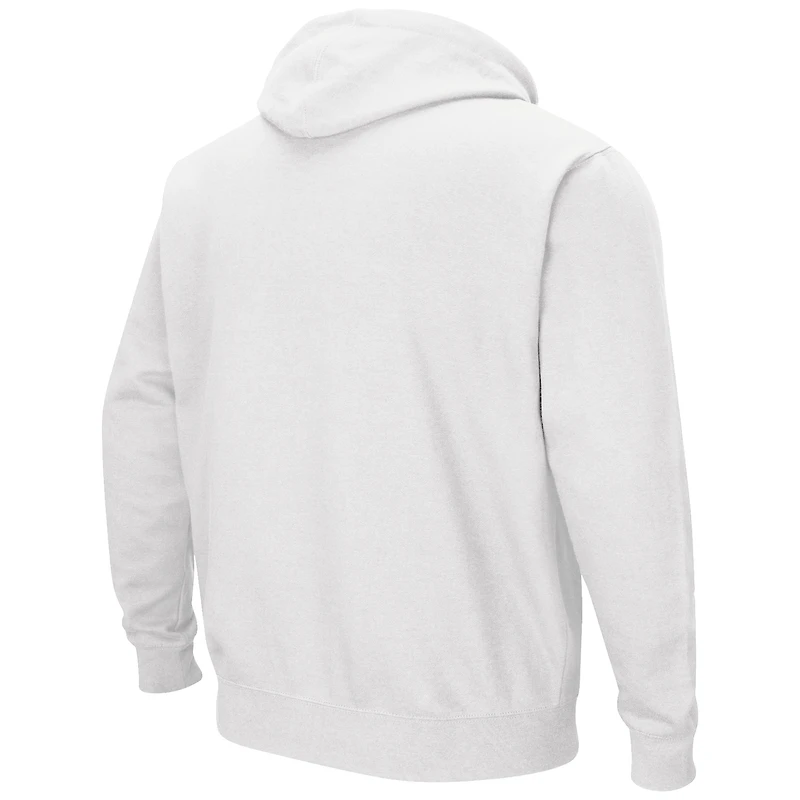 Sweat à capuche Colosseum blanc pour homme avec logo Ole Miss Rebels et arche