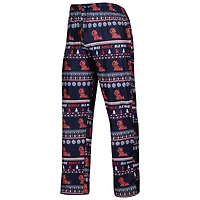 Men's Concepts Sport Navy Ole Miss Rebels Swivel Long Sleeve T-Shirt & Pants Sleep Set