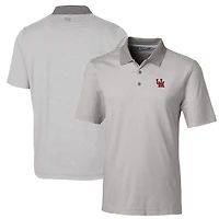 Polo extensible à rayures ton sur Forge pour homme, gris, Cutter & Buck, Ole Miss Rebels, grandes tailles