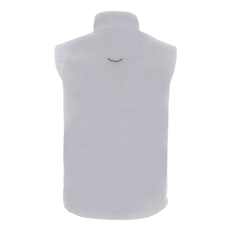 Gilet zippé entièrement recyclé Ole Miss Rebels Charter Eco pour homme, gris Cutter & Buck