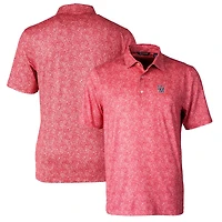 Polo extensible Pike Constellation rouge Cutter & Buck pour homme des Rebels d'Ole Miss