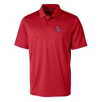 Men's Cutter & Buck Red Ole Miss Rebels Prospect Eco Textured Stretch Recycled Polo