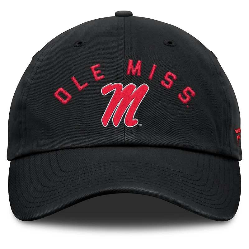 Men's Fanatics Black Ole Miss Rebels Myth Adjustable Hat