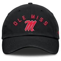 Men's Fanatics Black Ole Miss Rebels Myth Adjustable Hat