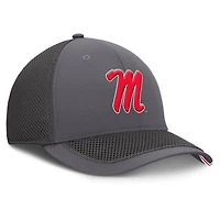 Men's Fanatics Gray Ole Miss Rebels Clincher Flex Hat