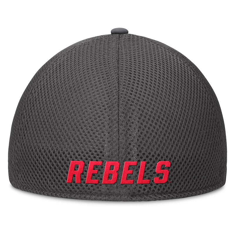 Casquette Fanatics grise pour homme Ole Miss Rebels Clincher Flex