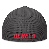 Casquette Fanatics grise pour homme Ole Miss Rebels Clincher Flex