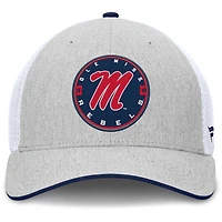 Casquette Fanatics Heather Grey Ole Miss Rebels Trigger Flex pour homme