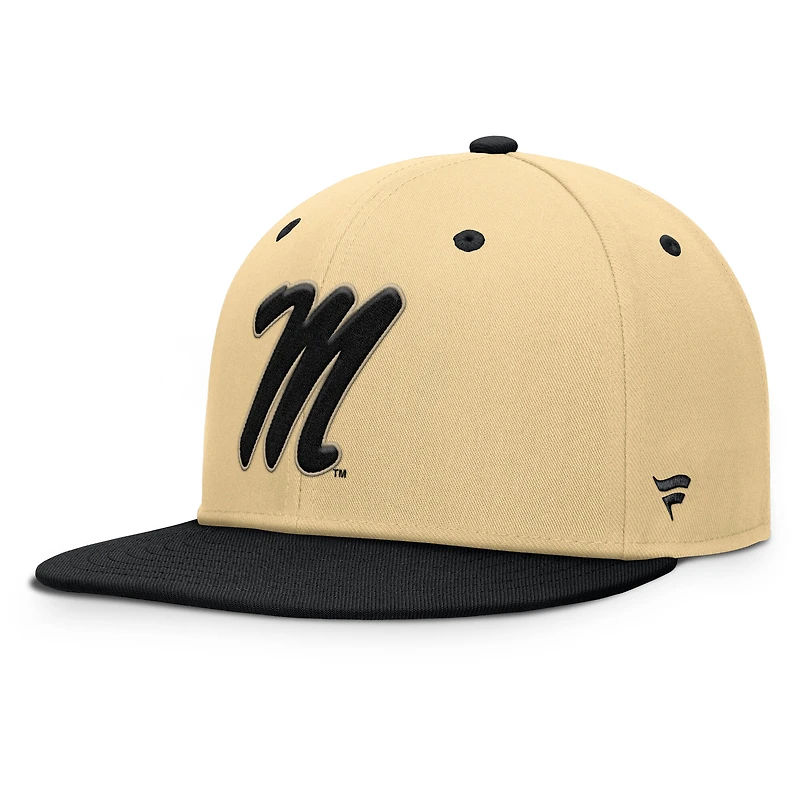 Casquette ajustée Fanatics Kaki/Noir Ole Miss Rebels Balance pour homme