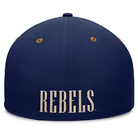 Men's Fanatics Navy/Brown Ole Miss Rebels NoBo Fitted Hat