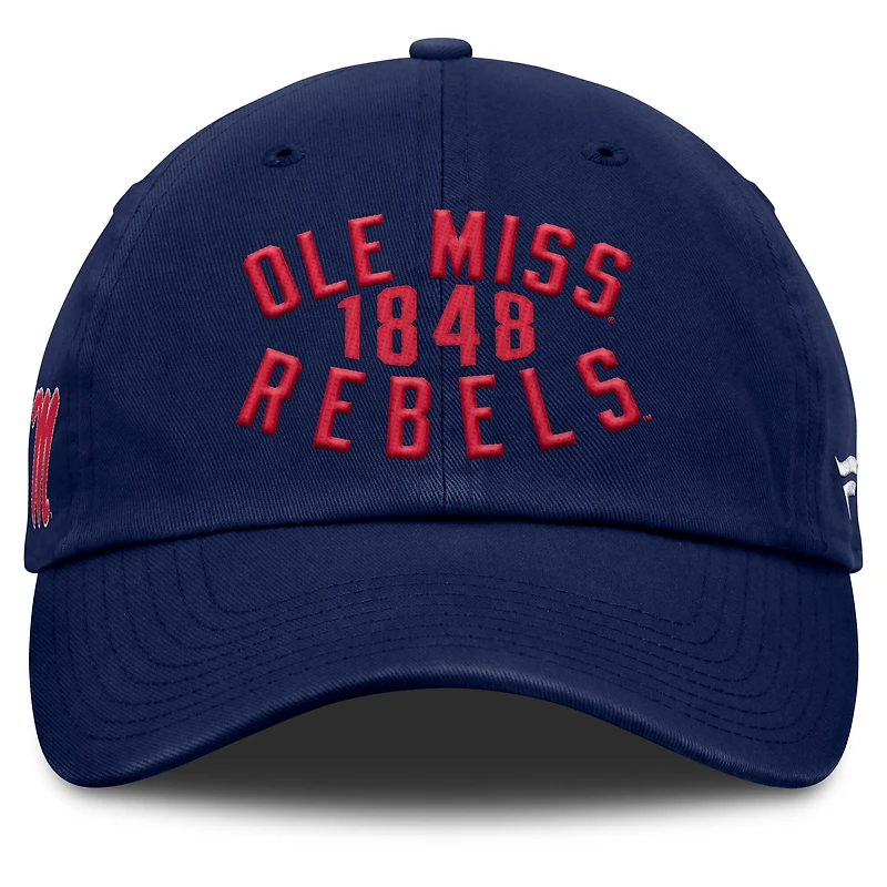 Men's Fanatics Navy Ole Miss Rebels Archer Adjustable Hat