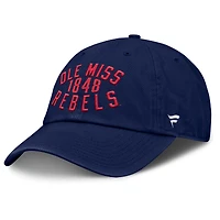 Men's Fanatics Navy Ole Miss Rebels Archer Adjustable Hat