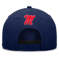 Men's Fanatics Navy Ole Miss Rebels Foul Ball Rope Adjustable Hat