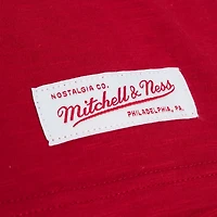 Men's Mitchell & Ness Red Ole Miss Rebels Legendary Slub Raglan Long Sleeve T-Shirt