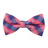Nœud papillon à carreaux bleu marine Ole Miss Rebels pour homme