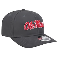 Men's New Era Charcoal Ole Miss Rebels 9SEVENTY Stretch-Snap Hat