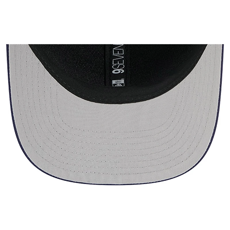 Men's New Era Navy Ole Miss Rebels Script Performance Rope 9SEVENTY Adjustable Hat