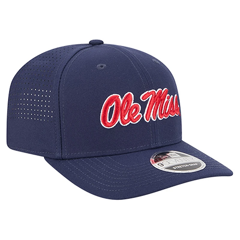 Men's New Era Navy Ole Miss Rebels Team 9SEVENTY Adjustable Hat