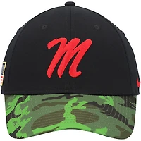 Casquette réglable Nike Legacy91 pour homme Noir/Camouflage Ole Miss Rebels Veterans Day 2Tone