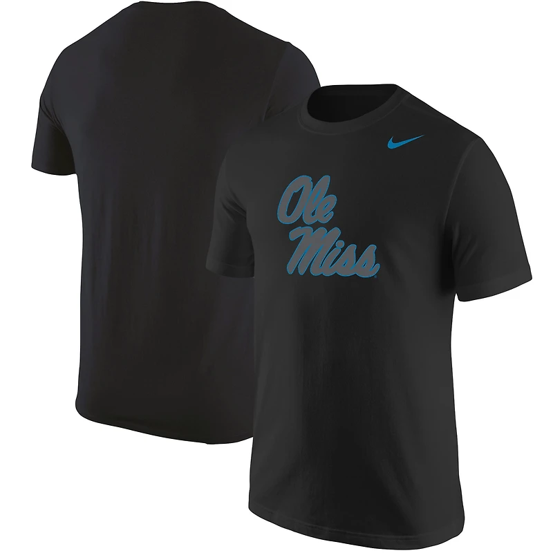 T-shirt Nike Ole Miss Rebels Logo Color Pop pour homme noir
