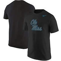 T-shirt Nike Ole Miss Rebels Logo Color Pop pour homme noir