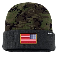 Men's Nike  Camo Ole Miss Rebels Military Appreciation Cuffed Knit Hat