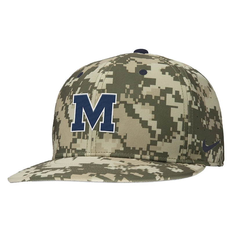 Casquette de baseball Nike Digital Camo Ole Miss Rebels On-Field Performance pour homme