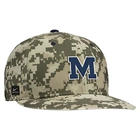 Men's Nike Digital Camo Ole Miss Rebels On-Field Baseball Performance Fitted Hat