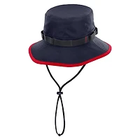 Chapeau bob Nike bleu marine Ole Miss Rebels 2024 Sideline Apex Performance Boonie pour homme
