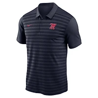 Polo de performance Nike Ole Miss Rebels 2024 Sideline Victory Coaches pour homme bleu marine