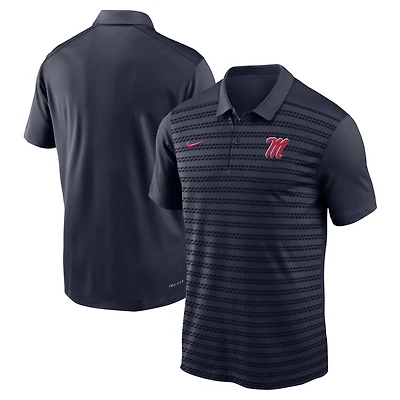 Polo de performance Nike Ole Miss Rebels 2024 Sideline Victory Coaches pour homme bleu marine