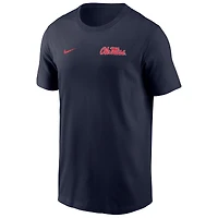Men's Nike Navy Ole Miss Rebels 2025 Sideline Legend Performance T-Shirt