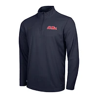 Men's Nike Navy Ole Miss Rebels Intensity Performance Quarter-Zip Pullover